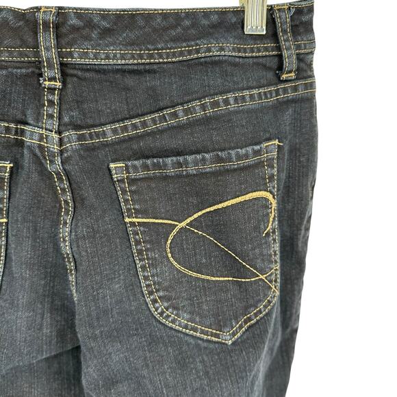 Chico's Platnum Dark Wash Straight Leg Jeans Sz 0.5 Short - Picture 4 of 7